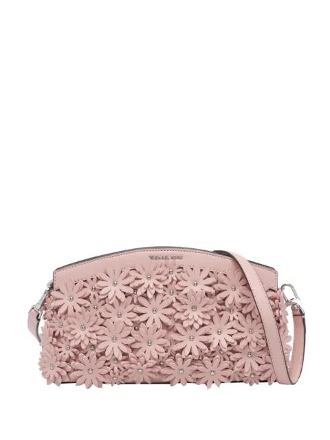Athena floral-appliqué shoulder bag by MICHAEL KORS