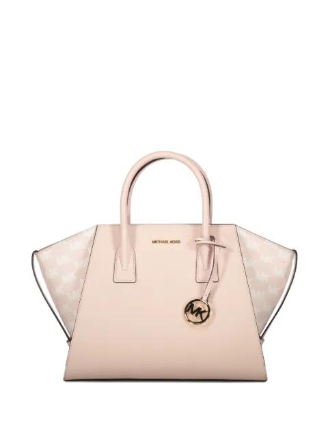 Avril logo-plaque leather tote bag by MICHAEL KORS