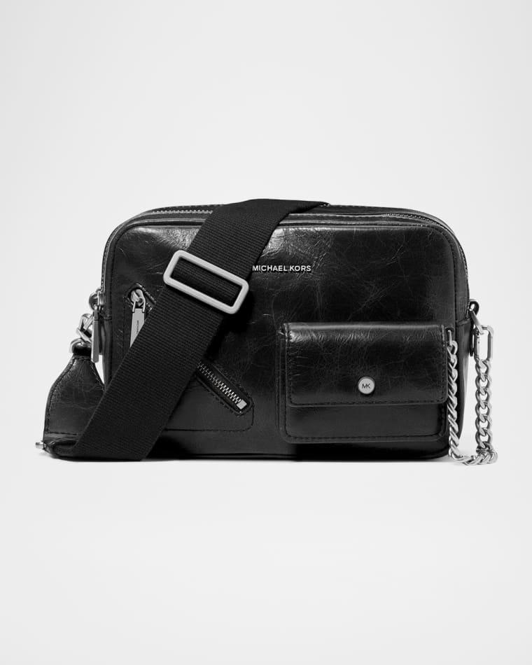 Bryant Medium Leather Camera Crossbody Bag with Card Case by MICHAEL KORS