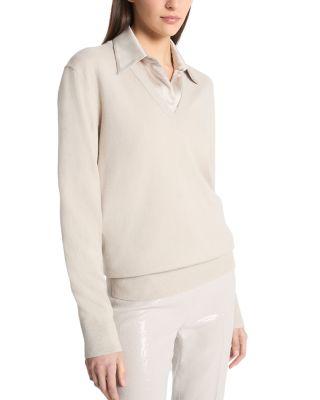 Cashmere V Neck Sweater by MICHAEL KORS