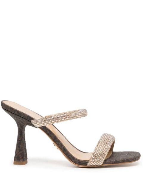 Clara crystal-embellished sandals by MICHAEL KORS | jellibeans