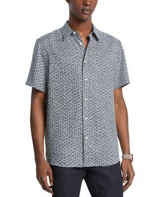 Classic Linen Vine Print Button Down by MICHAEL KORS