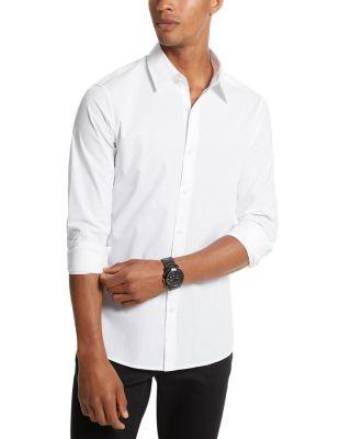 Cotton Stretch Classic Fit Button Down Shirt by MICHAEL KORS