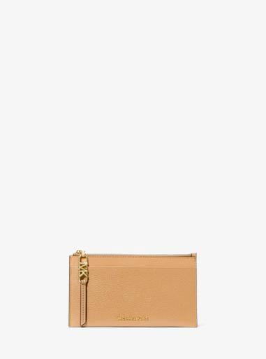 Empire large pebbled leather card case by MICHAEL KORS