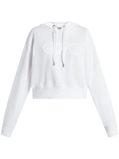 Empire logo organic-cotton hoodie by MICHAEL KORS