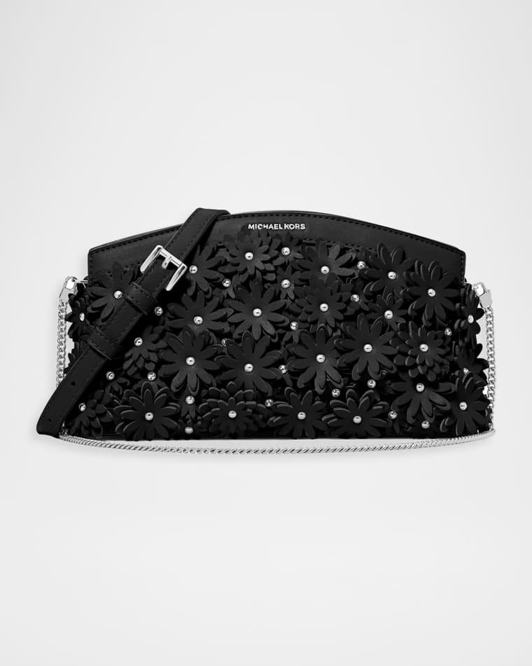 Floral Applique Dome Clutch Bag by MICHAEL KORS