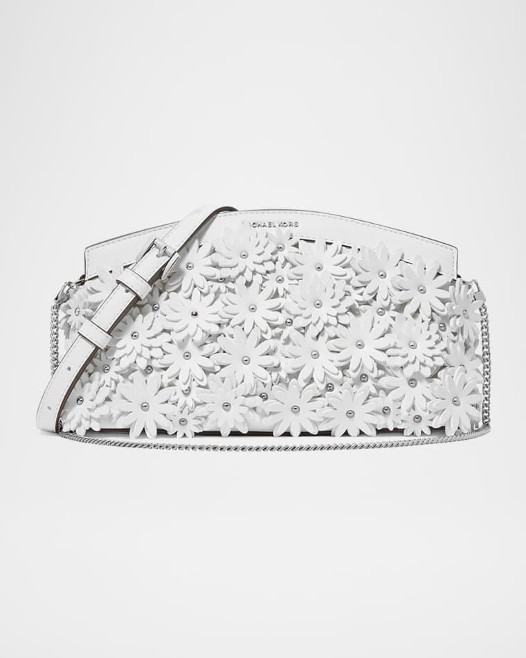 Floral Applique Dome Clutch Bag by MICHAEL KORS