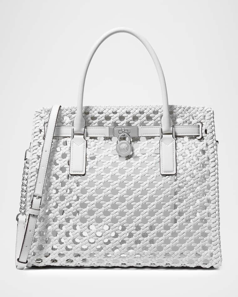 Hamilton Moderne Large Hand-Woven Satchel by MICHAEL KORS
