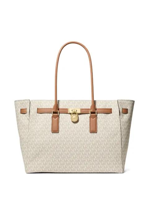 Hamilton Moderne large signature logo tote bag by MICHAEL KORS