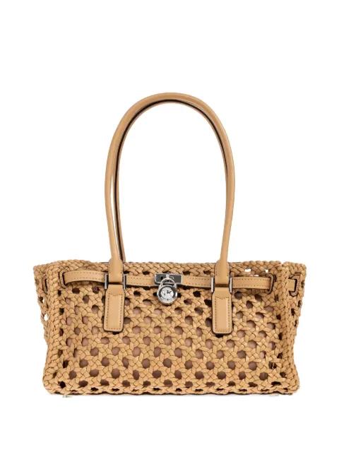 Hamilton woven tote bag by MICHAEL KORS