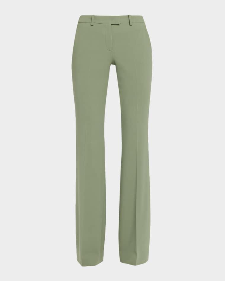Haylee Stretch Wool Flare Trousers by MICHAEL KORS