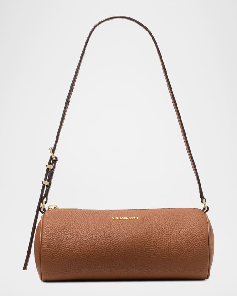 Izzy Small Pebbled Leather Barrel Pochette by MICHAEL KORS