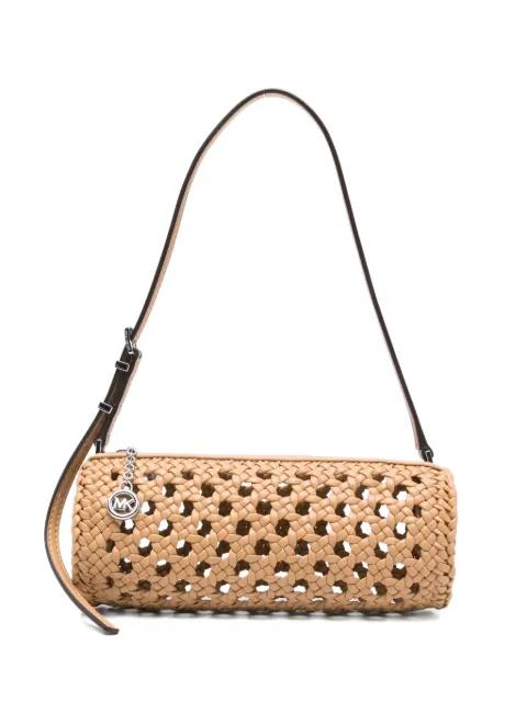 Izzy woven cylinder shoulder bag by MICHAEL KORS