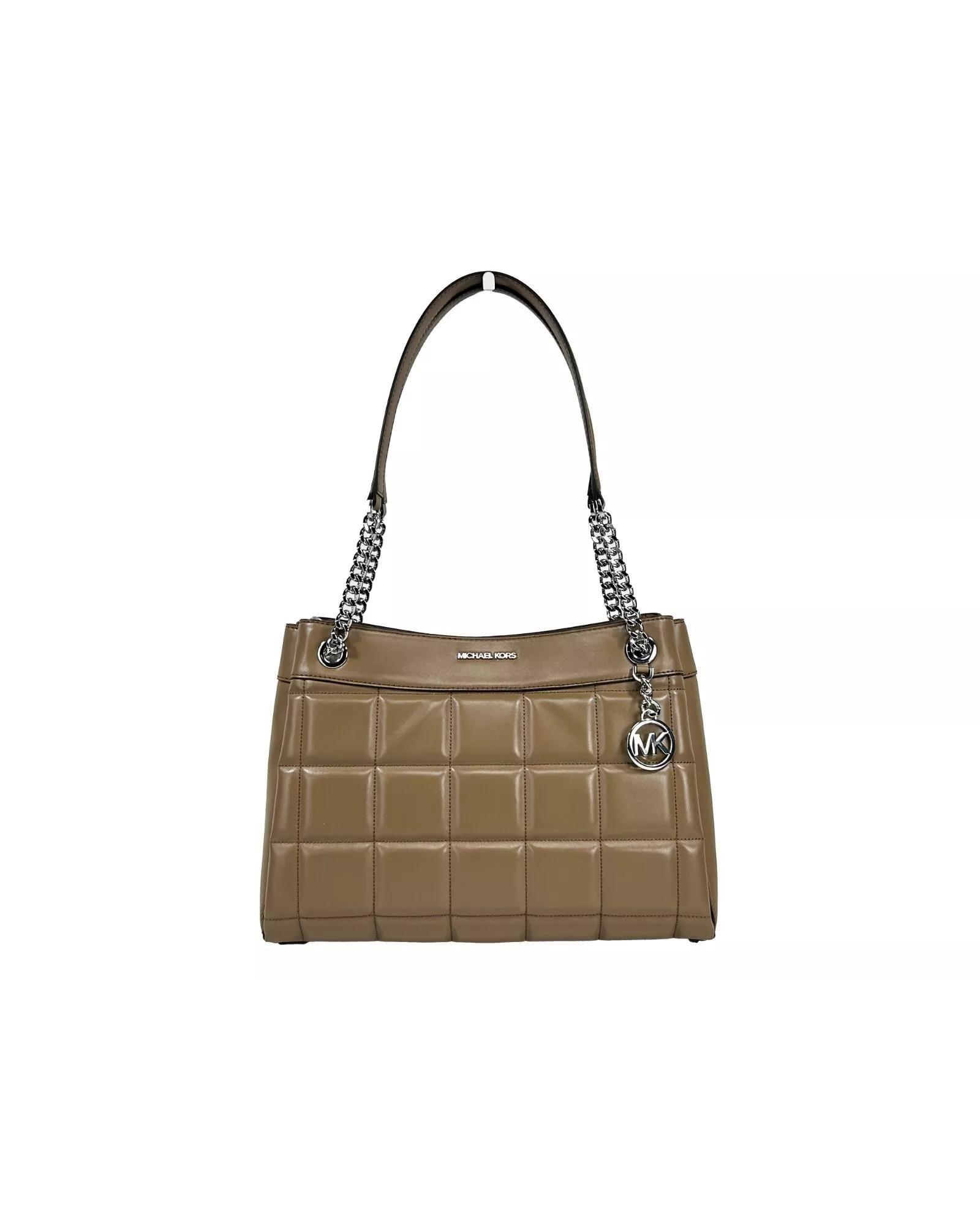 Jet Set Chain Large Quilted Tote Wo - Driftwood Tote Bags by MICHAEL KORS