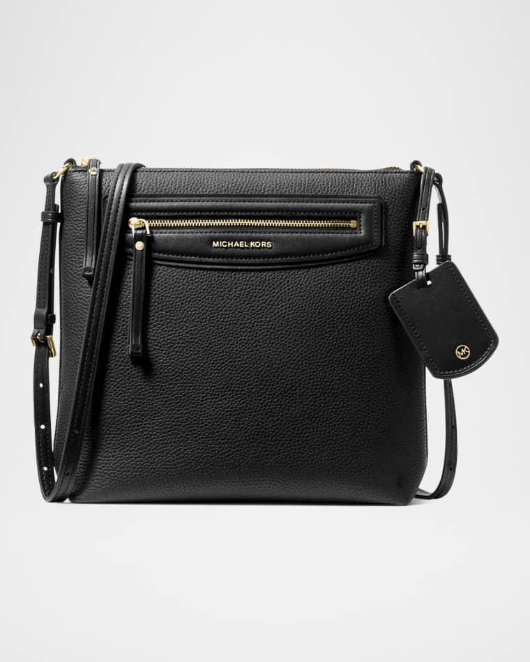 Jet Set Large Leather North-South Crossbody Bag by MICHAEL KORS