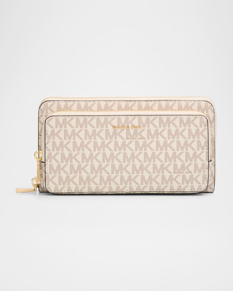 Jet Set Large Logo-Print Continental Crossbody Bag by MICHAEL KORS