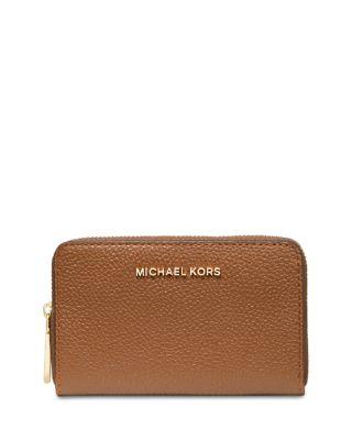 Jet Set Leather Card Case by MICHAEL KORS