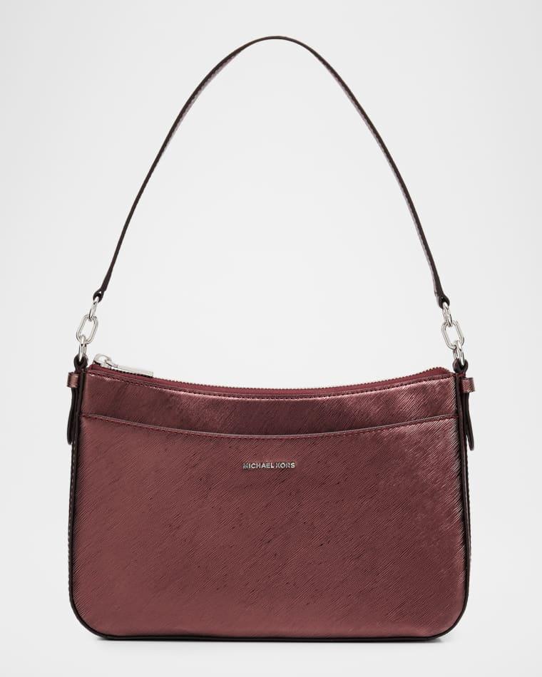 Jet Set Medium Metallic Faux Leather Shoulder Bag by MICHAEL KORS