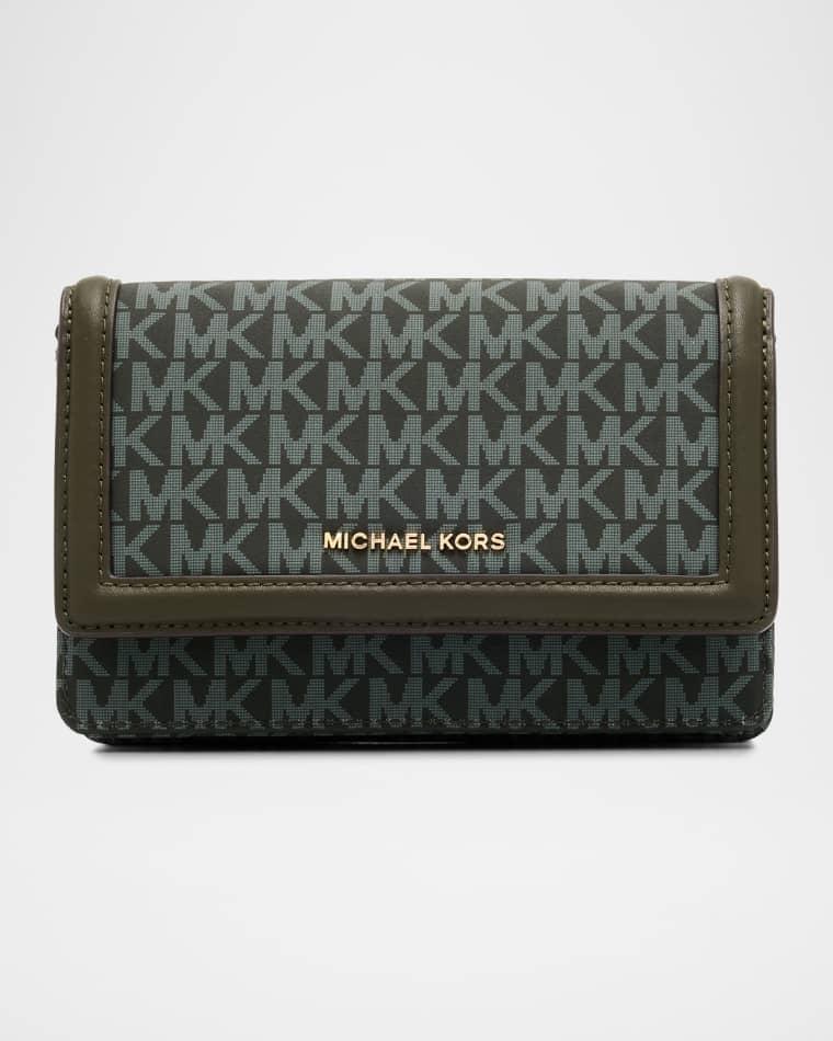 Jet Set Small Logo-Print Phone Case Crossbody Bag by MICHAEL KORS