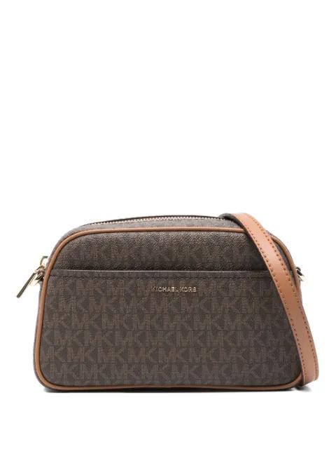 Jet Set monogram cross body bag by MICHAEL KORS