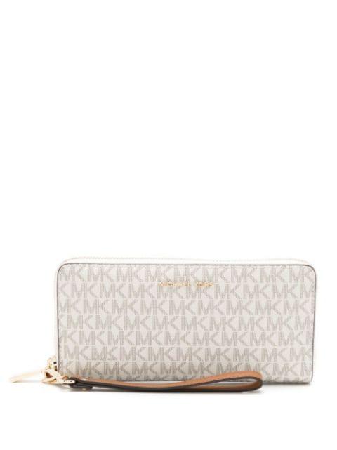 Jet Set monogram wallet by MICHAEL KORS