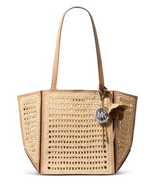 Jordi Crochet Straw Tote Bag by MICHAEL KORS