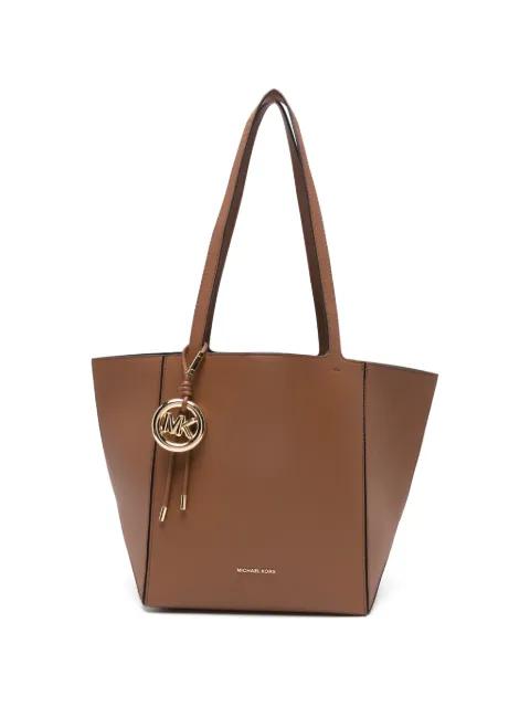 Jordi logo-pendant tote bag by MICHAEL KORS