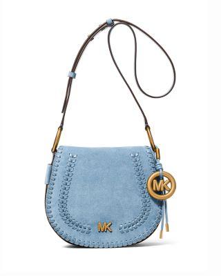 Josie Medium Suede Saddle Bag by MICHAEL KORS