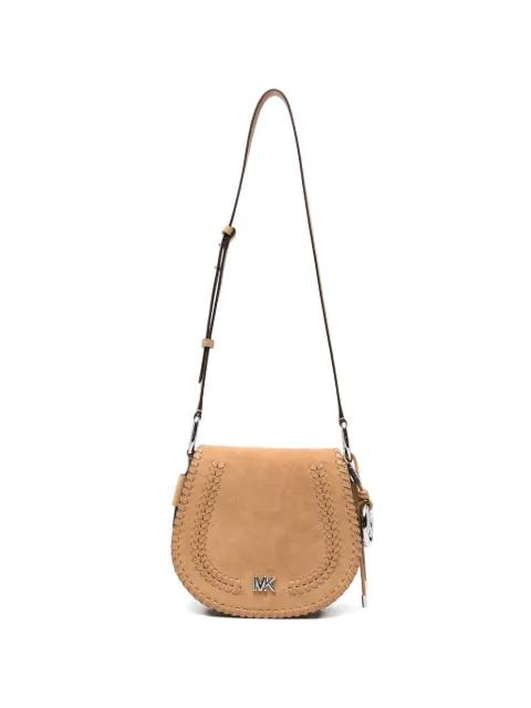 Josie logo suede cross body bag by MICHAEL KORS