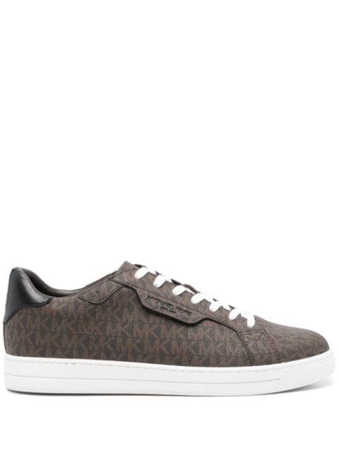 Keating monogram-pattern sneakers by MICHAEL KORS