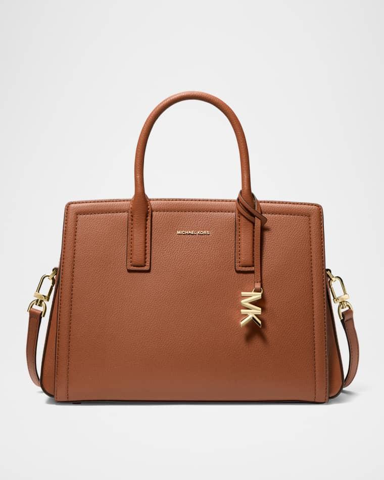 Laila Medium Leather Satchel Bag by MICHAEL KORS