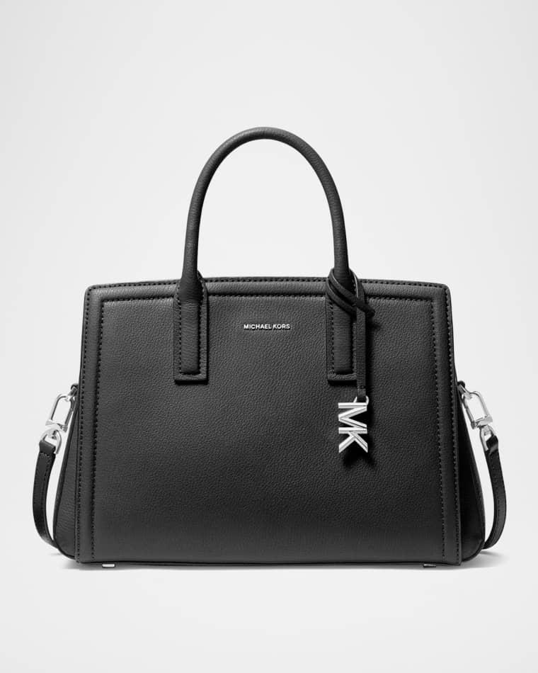 Laila Medium Leather Satchel Bag by MICHAEL KORS