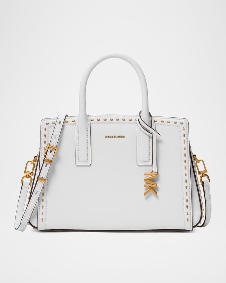 Laila Small Studded Leather Satchel by MICHAEL KORS