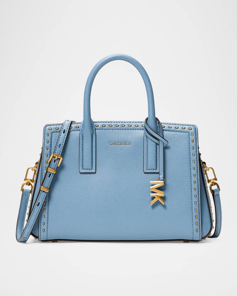 Laila Small Studded Leather Satchel by MICHAEL KORS