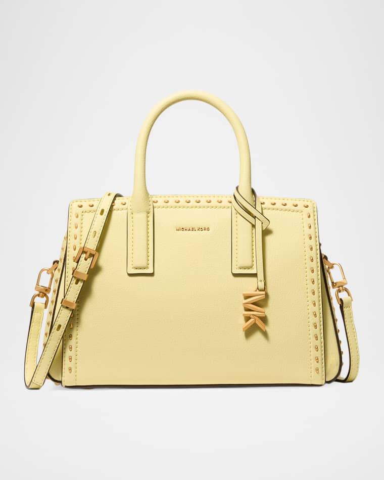 Laila Small Studded Leather Satchel by MICHAEL KORS
