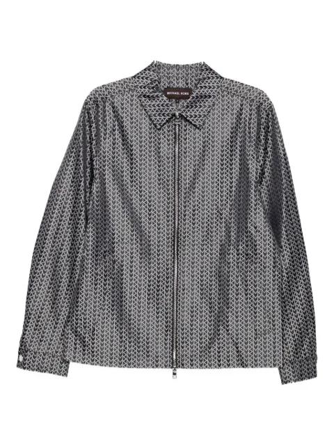 MK2000 jacquard-logo jacket by MICHAEL KORS