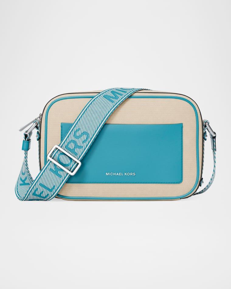 Maeve Large East-West Canvas Crossbody Bag by MICHAEL KORS