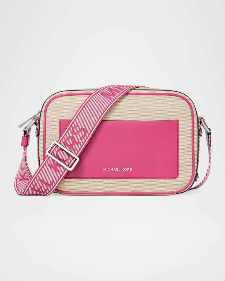 Maeve Large East-West Canvas Crossbody Bag by MICHAEL KORS