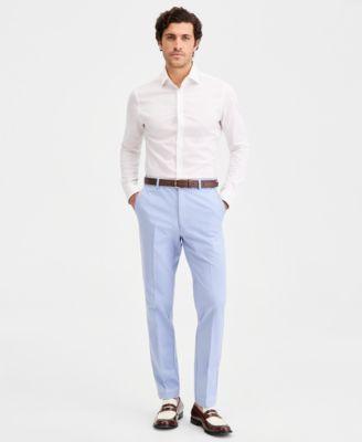 Men's Classic-Fit Cotton-Blend Dress Pants by MICHAEL KORS