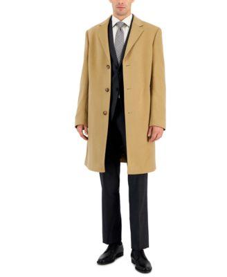 Men's Classic Fit Luxury Wool Cashmere Blend Overcoats by MICHAEL KORS Men's Classic Fit Luxury Wool Cashmere Blend Overcoats by MICHAEL KORS