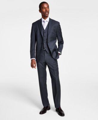 Men's Classic-Fit Wool-Blend Stretch Solid Suit Jacket by MICHAEL KORS