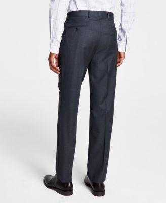 Men's Classic-Fit Wool-Blend Stretch Solid Suit Separates with Vest by MICHAEL KORS