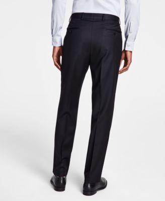 Men's Classic-Fit Wool-Blend Stretch Solid Suit Separates with Vest by MICHAEL KORS