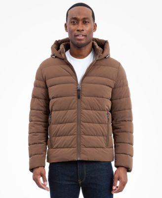 Men's Dressy Hooded Stretch Packable Jacket by MICHAEL KORS