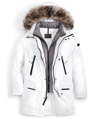 Men's Hooded Bib Snorkel Parka Coat by MICHAEL KORS