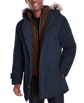 Men's Hooded Bib Snorkel Parka Coat by MICHAEL KORS