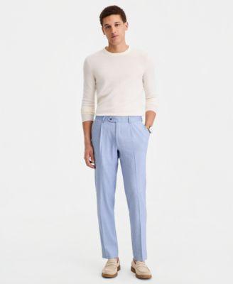 Men's Linen Blend Classic-Fit Pant by MICHAEL KORS