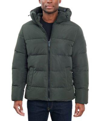 Men's Quilted Hooded Puffer Jacket by MICHAEL KORS