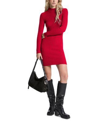 Merino Mock Neck Mini Dress by MICHAEL KORS