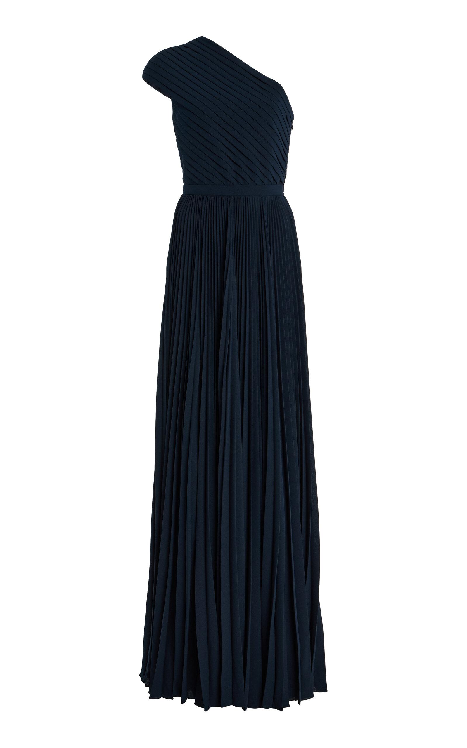 Michael Kors Collection One-Shoulder Pleated Georgette Gown - Moda Operandi by MICHAEL KORS